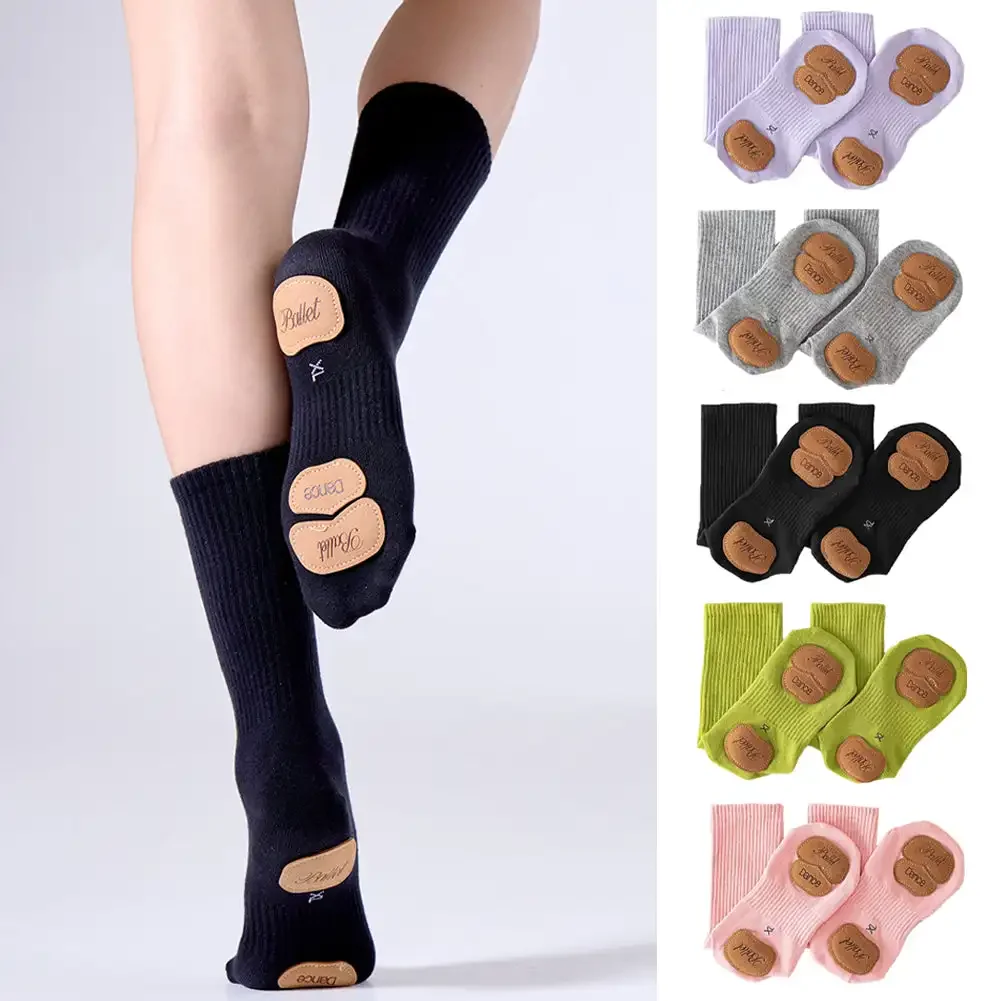 Yoga Dance & Fitness Center Llc - Rutschfeste moderne Tanz-Yoga-Socken für Mädchen, Damen,
