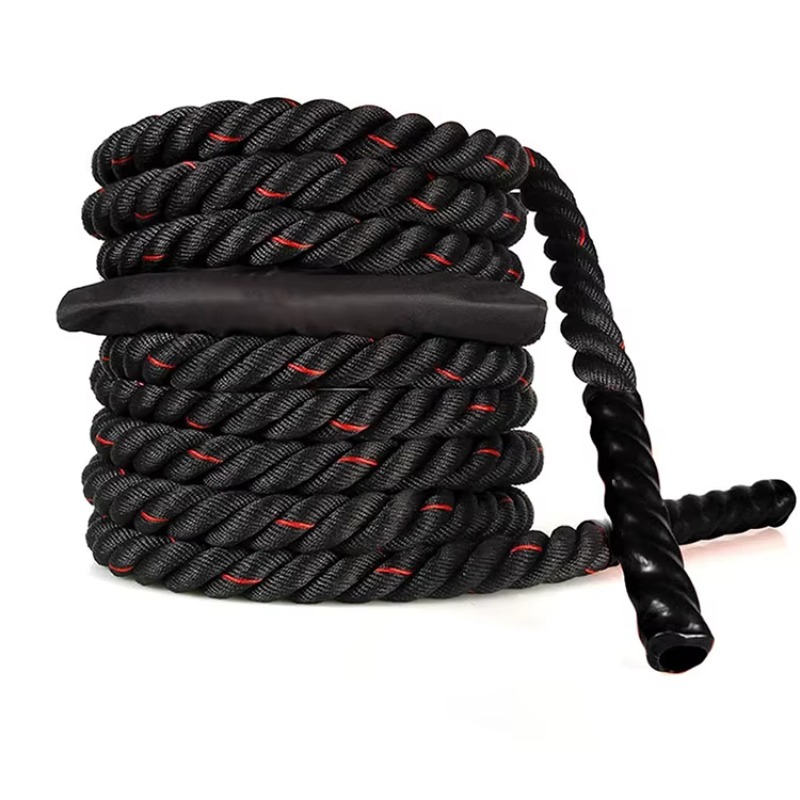 Battle Rope Exercise - Premium Battle Rope Strap mit robustem