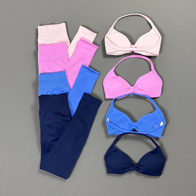Yoga Fitness Kleidung - 2-teiliges HISTELLO Yoga-Set für Damen, nahtlos,