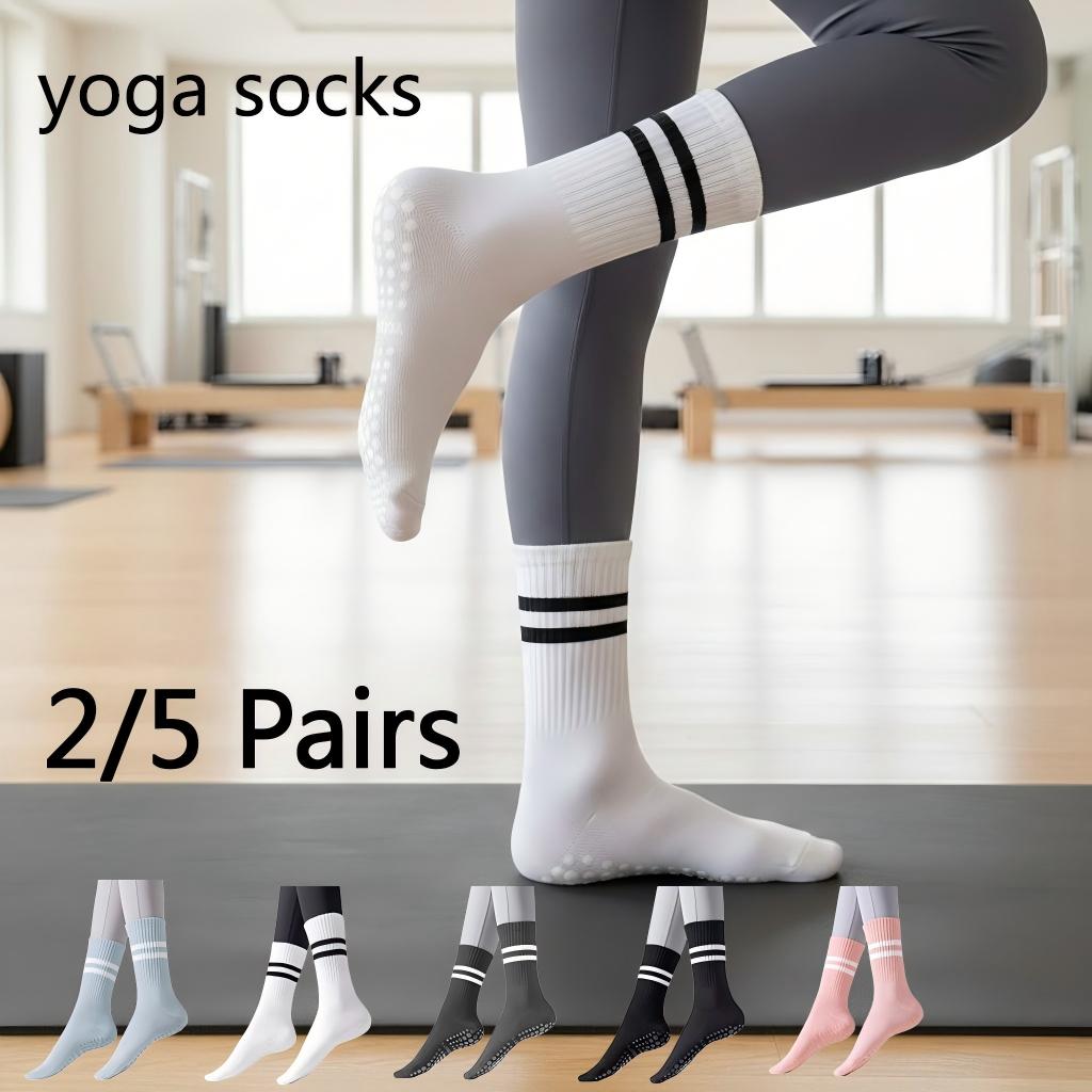 Yoga Dance & Fitness Center Llc - Rutschfeste Yoga-Socken für Damen, griffige Pilates-Socken,