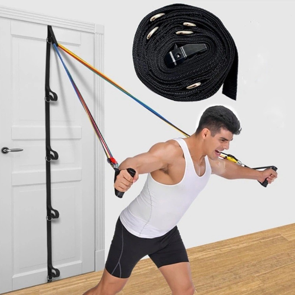 Battle Rope Exercise - Fitness-Türanker-Gurt ohne Bohren, Trainingsgerät mit Schnallengürtel,
