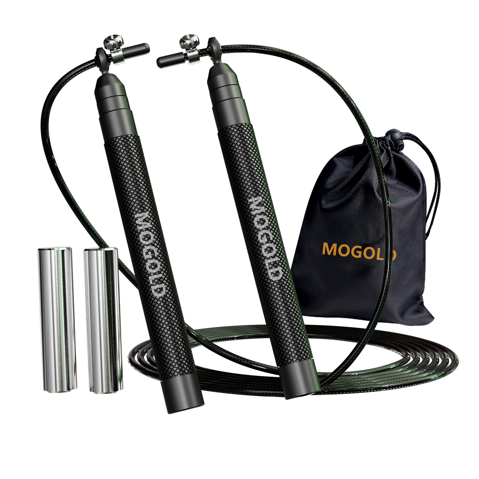 Speed Skipping Rope - Crossfit Gewichtetes Springseil für Fitnessstudio, Fitness,