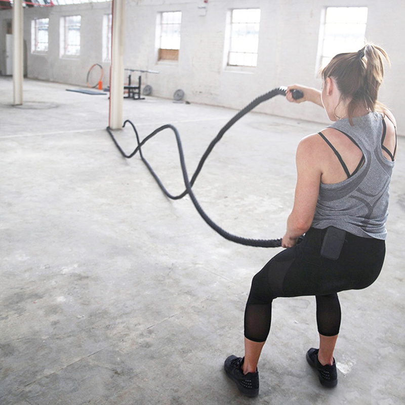 Battle Rope Exercise - 9M/12M/15M Fitness Battle Rope Crossfit Schwere