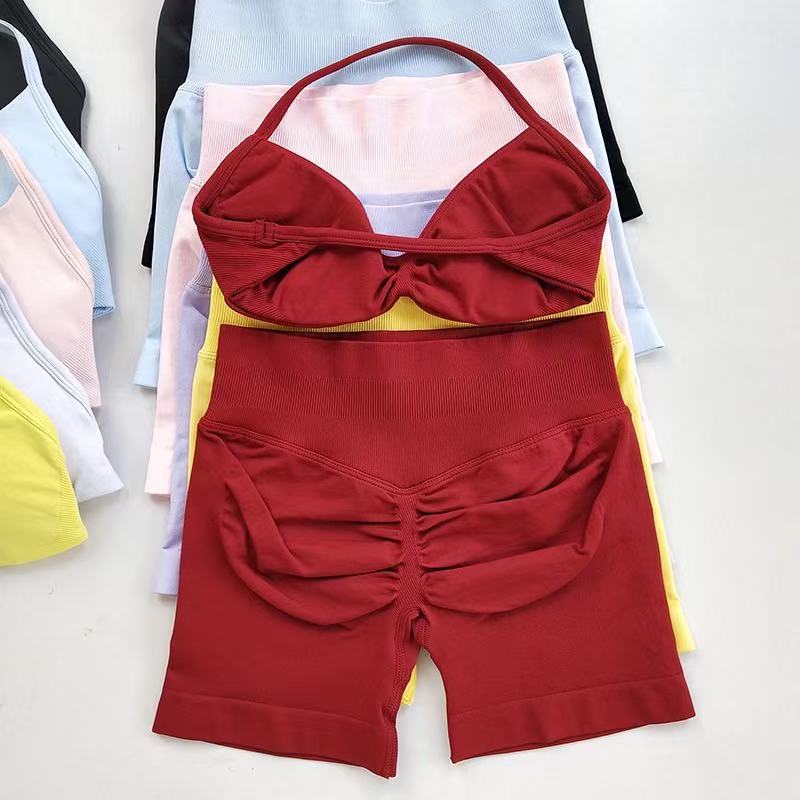Yoga Fitness Kleidung - HISTELLO Sport-Set für Damen, zweiteiliges Set