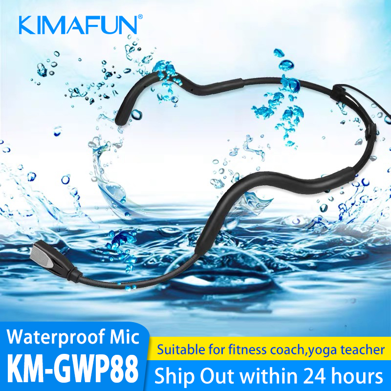 Yoga Fitness Teacher - KIMAFUN 2,4 G kabelloses Headset-Mikrofon, wasserdicht,