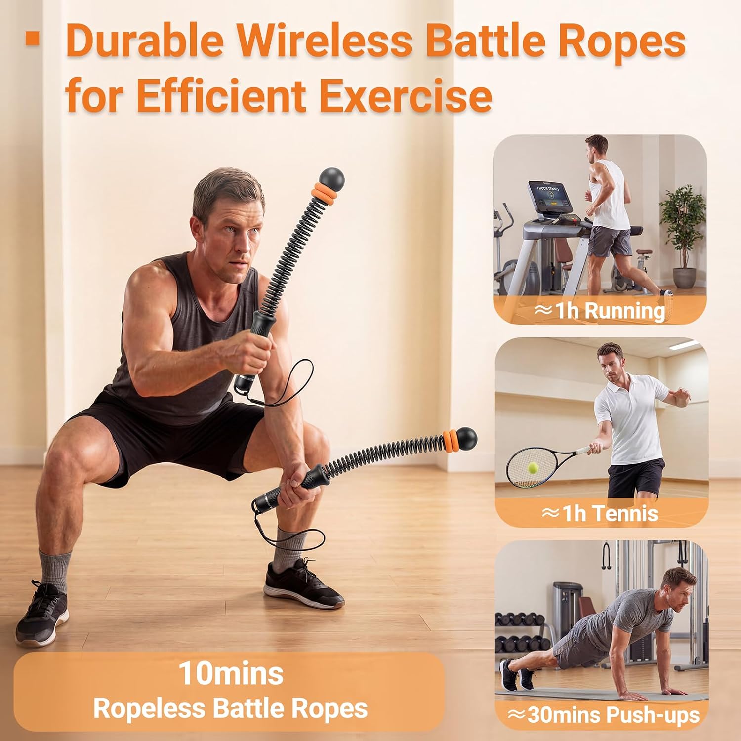 Verstellbare Seillose Battle R – Battle Rope Exercise Bewertung und Preis