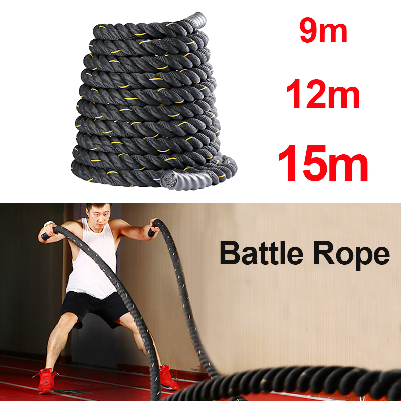 9M/12M/15M Fitness Battle Rope – Battle Rope Exercise Bewertung und Preis
