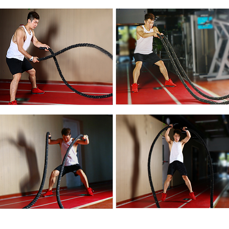 9M/12M/15M Fitness Battle Rope – Battle Rope Exercise Bewertung und Preis
