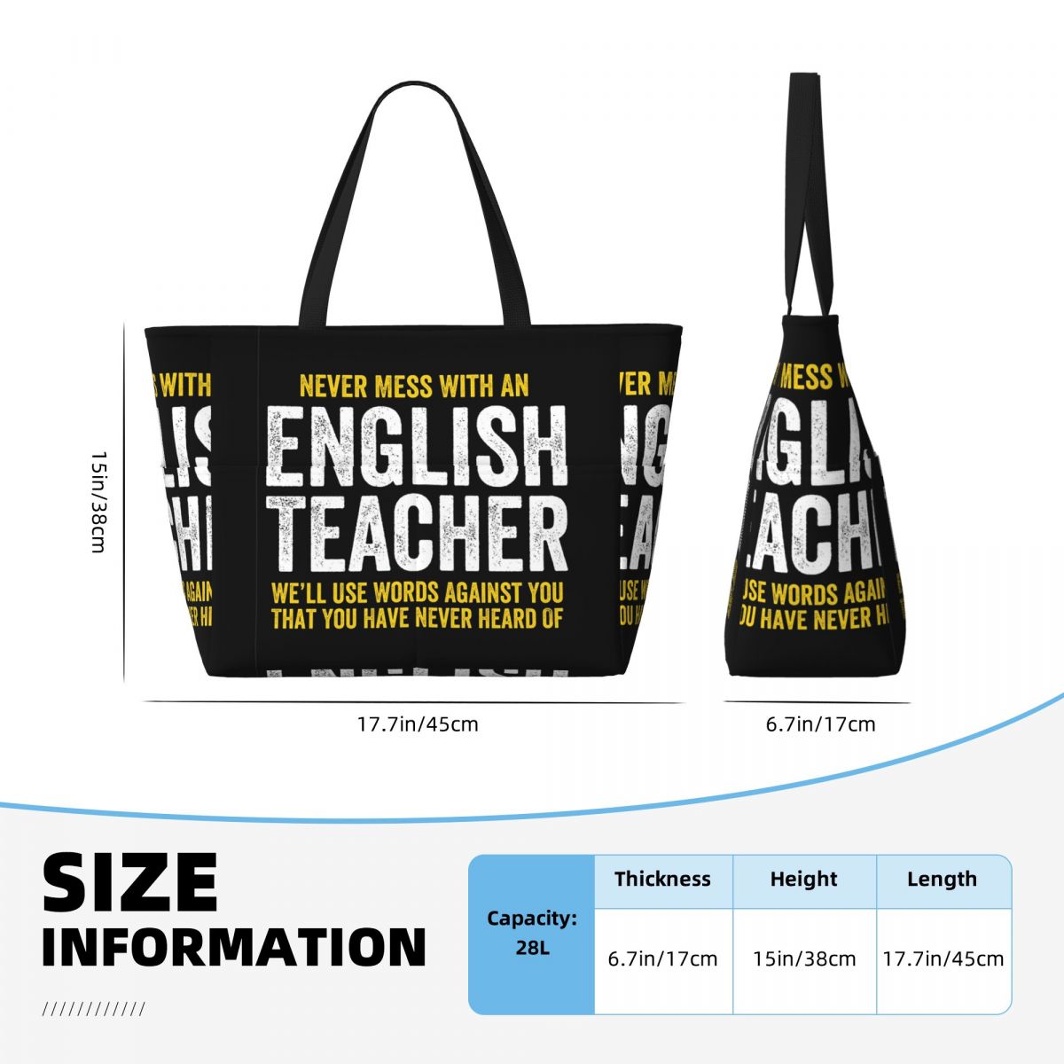 „Never Mess With An English Te – Yoga Fitness Teacher Bewertung und Preis